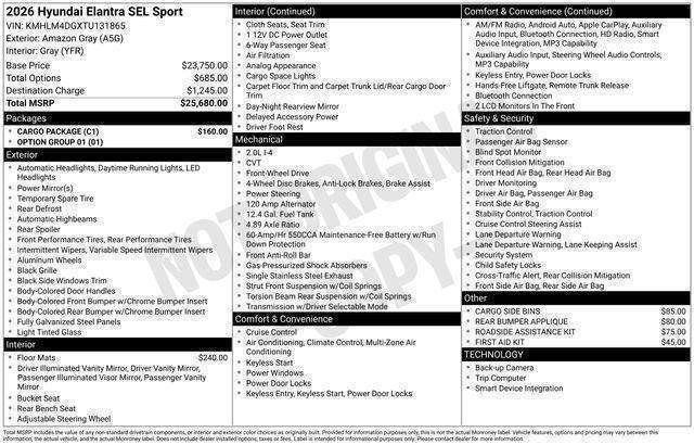 Hyundai Elantra  2026