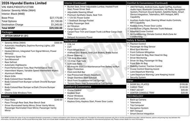 Hyundai Elantra  2026