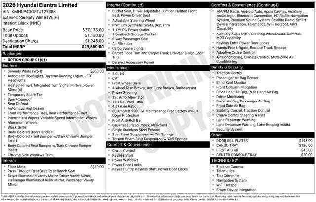 Hyundai Elantra  2026