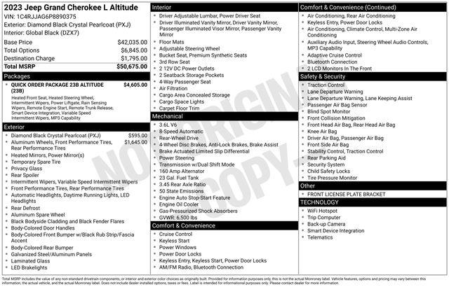 Jeep Grand Cherokee L  2023