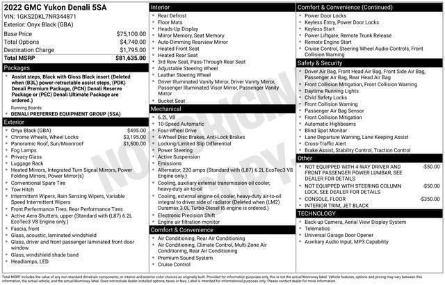 GMC Yukon  2022