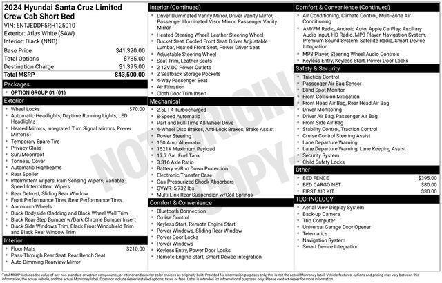 Hyundai Santa Cruz  2024