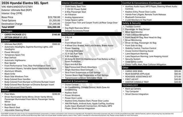 Hyundai Elantra  2026