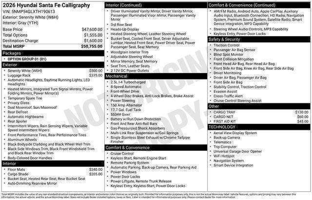 Hyundai Santa Fe  2026