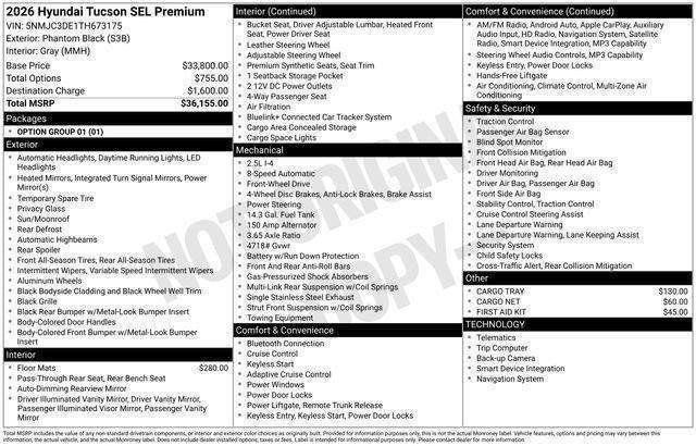 Hyundai Tucson  2026