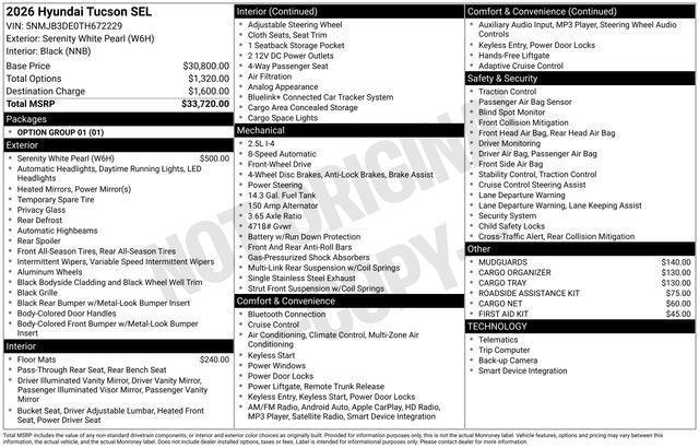 Hyundai Tucson  2026