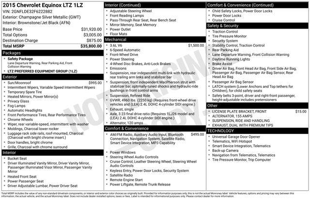 Chevrolet Equinox  2015
