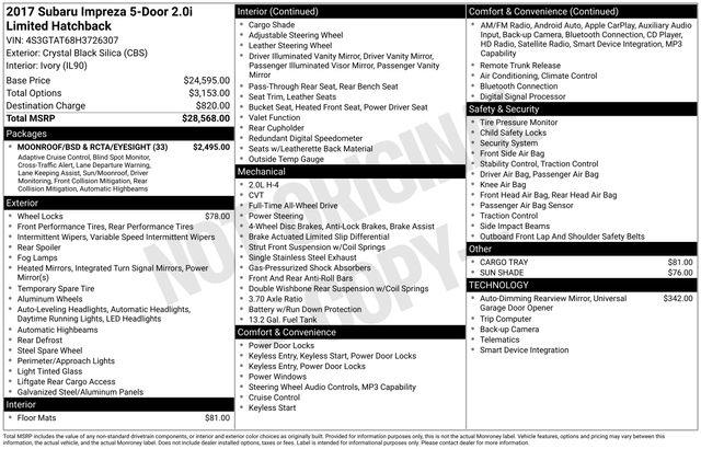 Subaru Impreza  2017