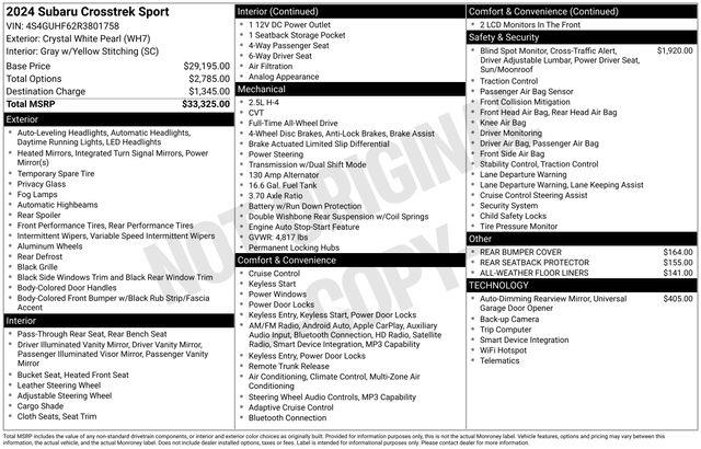 Subaru Crosstrek  2024