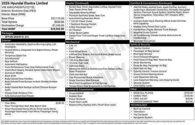 Hyundai Elantra  2026