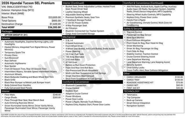 Hyundai Tucson  2026