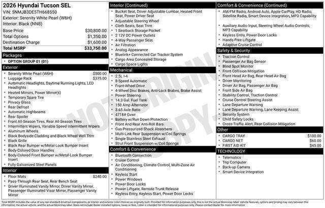 Hyundai Tucson  2026