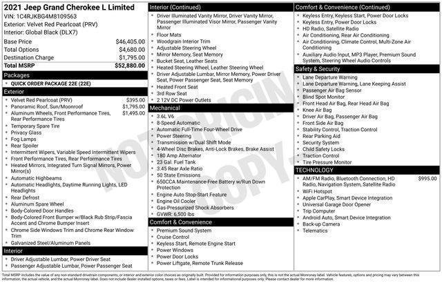 Jeep Grand Cherokee  2021