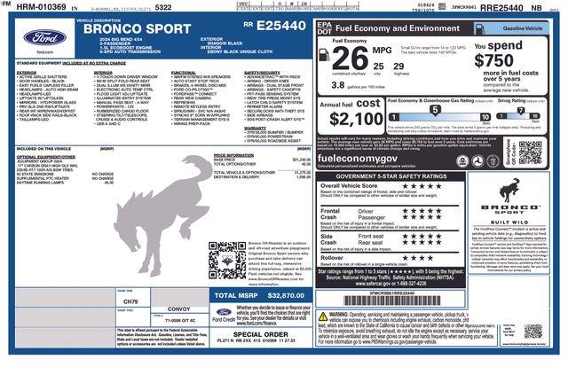 Ford Bronco Sport  2024