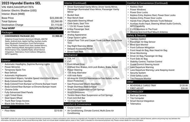 Hyundai Elantra  2023