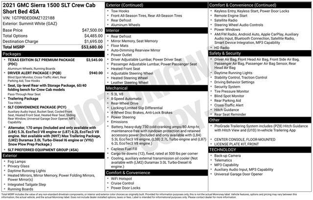 GMC Sierra 1500  2021
