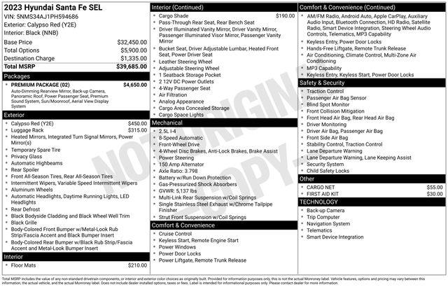 Hyundai Santa Fe  2023