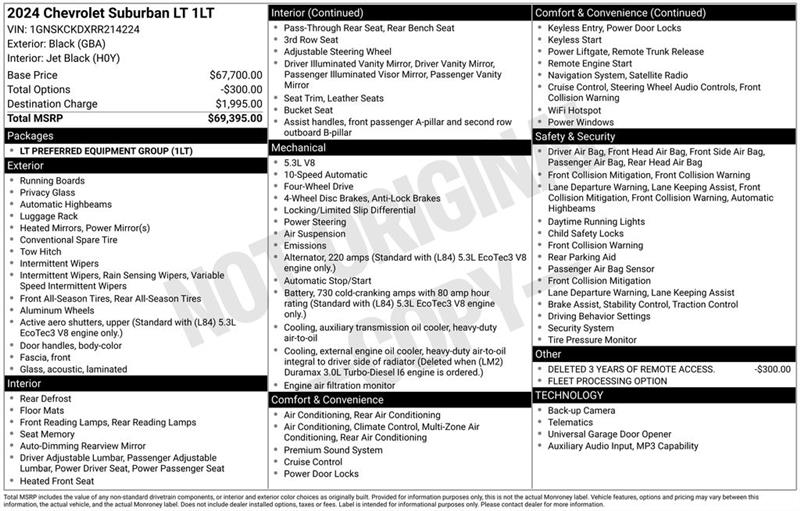 Chevrolet Suburban  2024