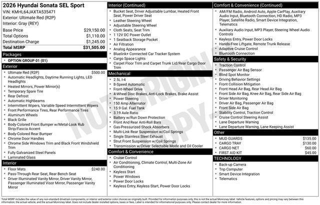 Hyundai Sonata  2026