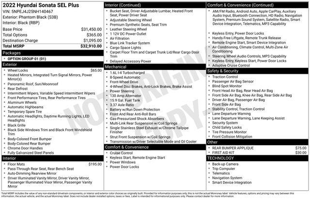 Hyundai Sonata  2022