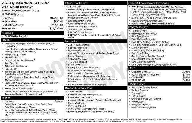 Hyundai Santa Fe  2026