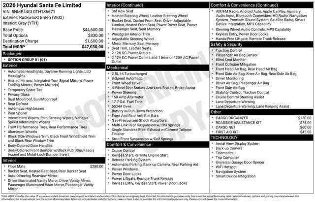 Hyundai Santa Fe  2026