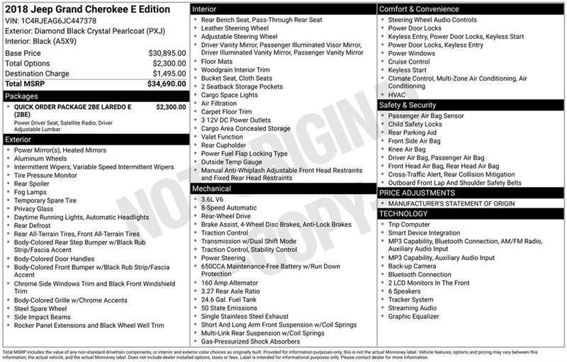 Jeep Grand Cherokee  2018