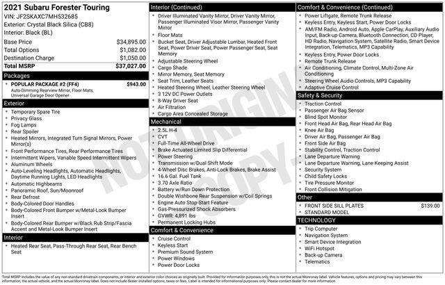 Subaru Forester  2021