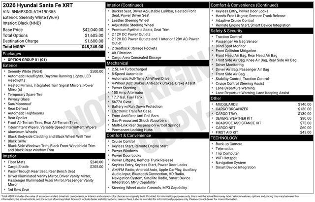 Hyundai Santa Fe  2026