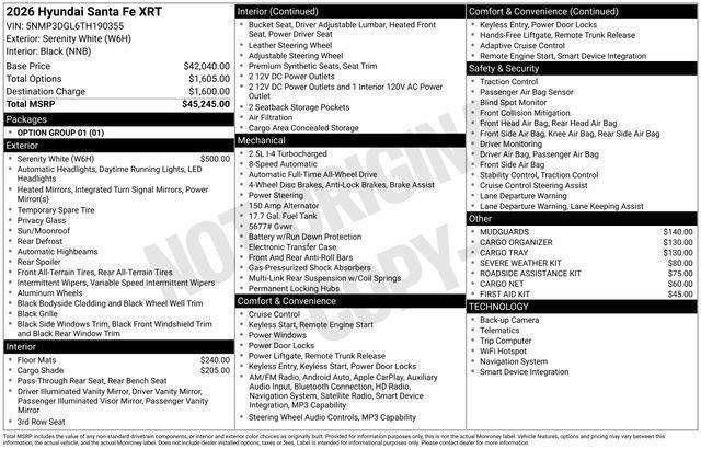 Hyundai Santa Fe  2026