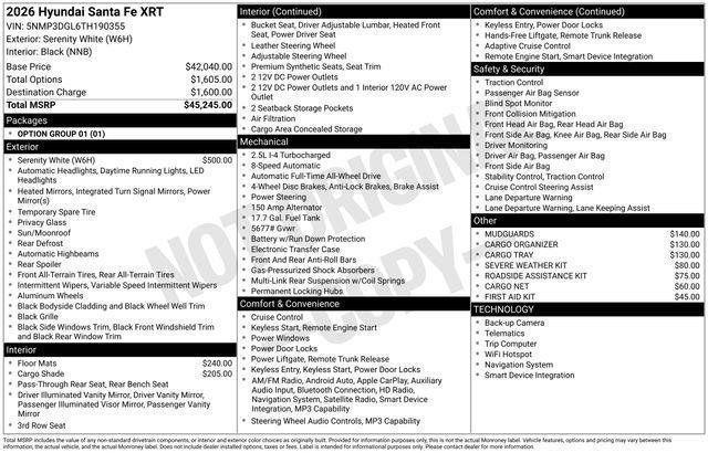 Hyundai Santa Fe  2026