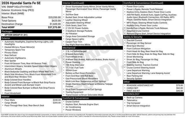 Hyundai Santa Fe  2026