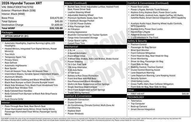 Hyundai Tucson  2026