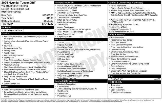 Hyundai Tucson  2026
