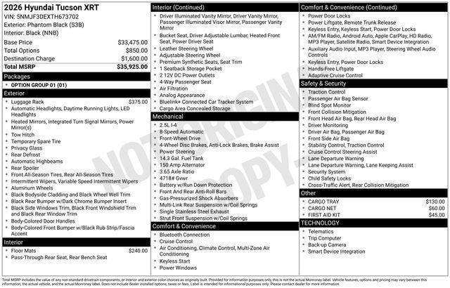 Hyundai Tucson  2026