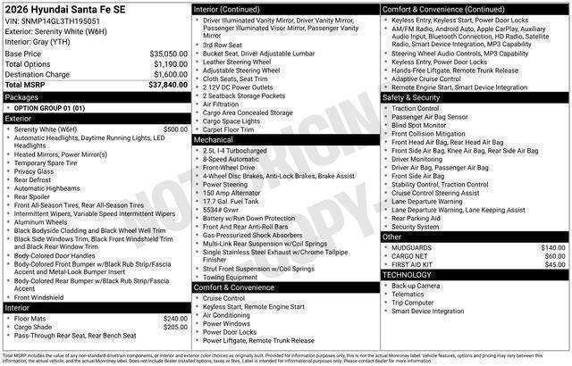 Hyundai Santa Fe  2026