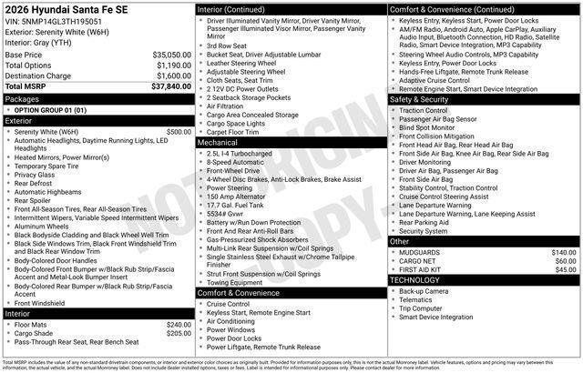 Hyundai Santa Fe  2026