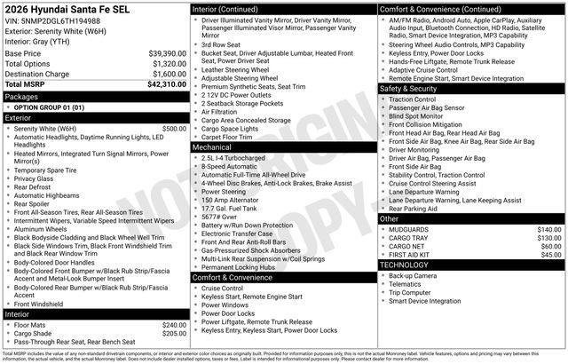 Hyundai Santa Fe  2026
