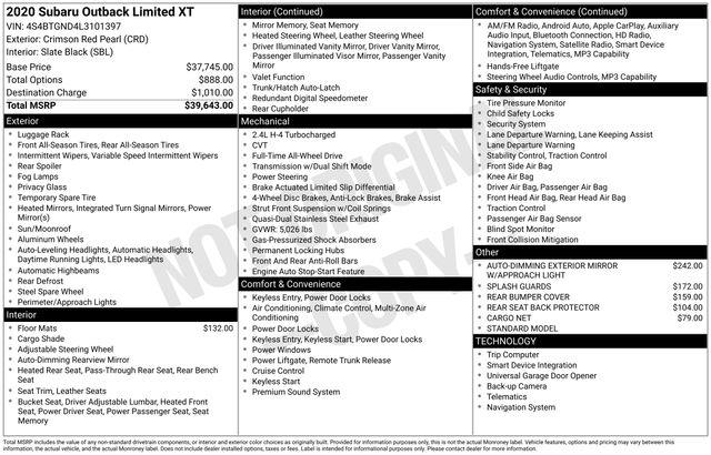 Subaru Outback  2020