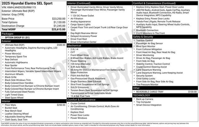 Hyundai Elantra  2025