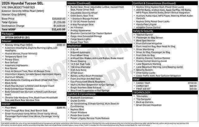 Hyundai Tucson  2026