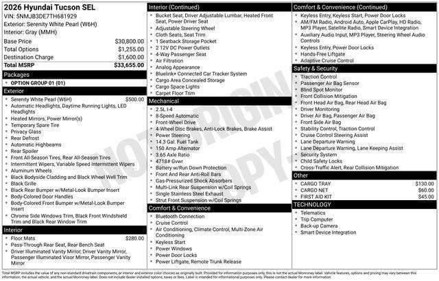 Hyundai Tucson  2026