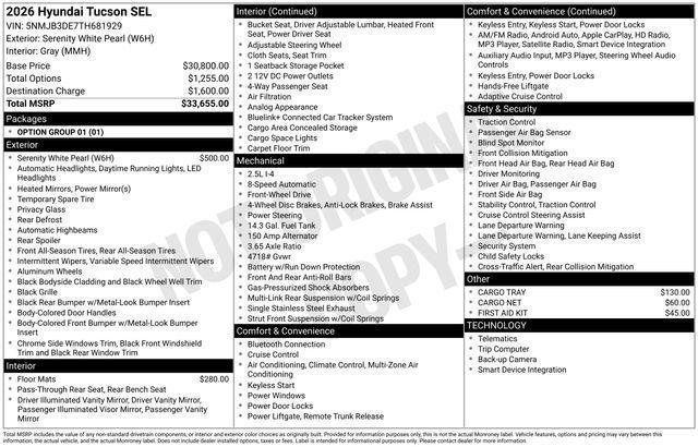 Hyundai Tucson  2026
