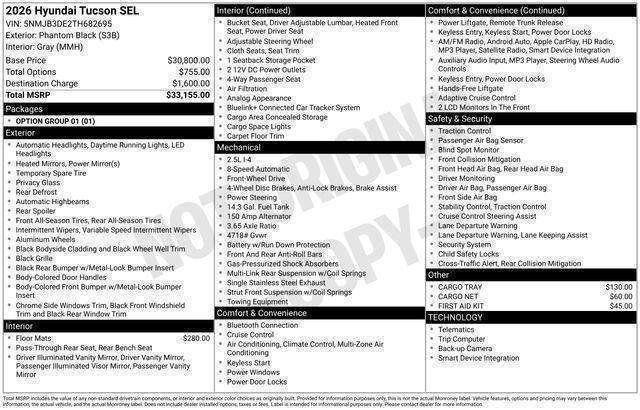 Hyundai Tucson  2026
