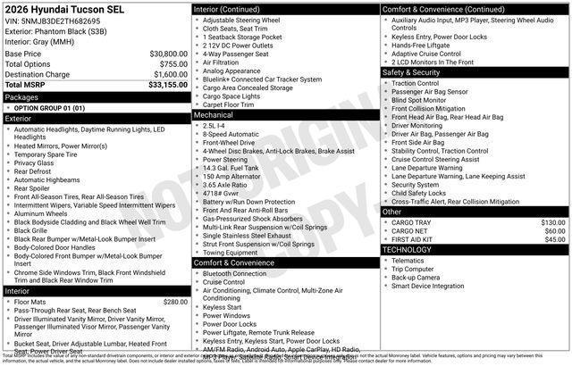 Hyundai Tucson  2026
