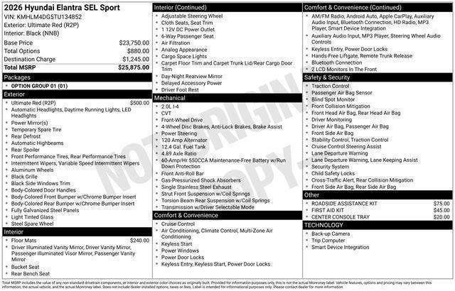 Hyundai Elantra  2026