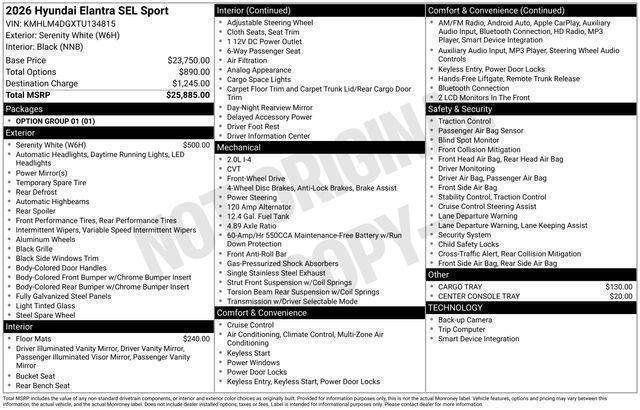 Hyundai Elantra  2026