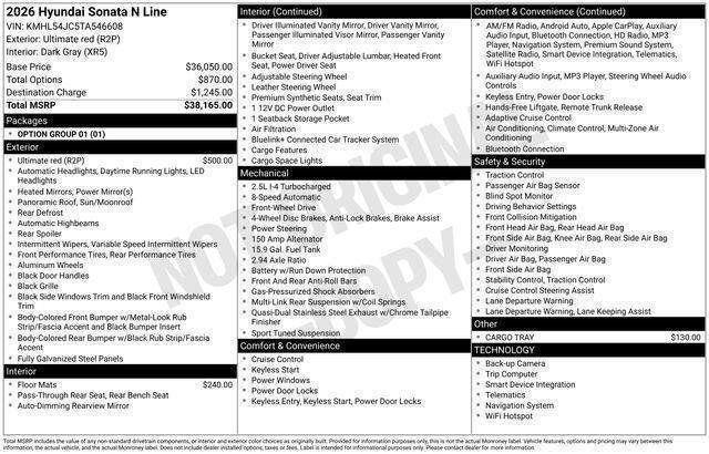 Hyundai Sonata  2026