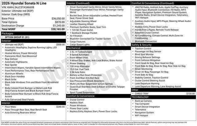 Hyundai Sonata  2026