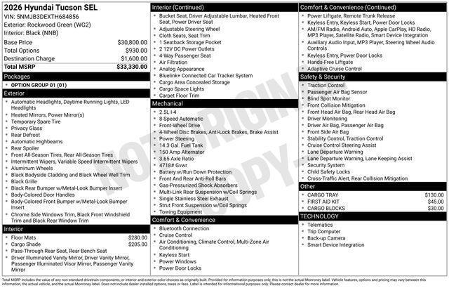 Hyundai Tucson  2026